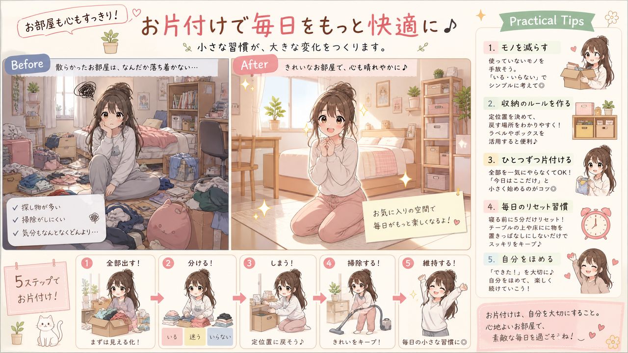 芒果视频生活动漫分享·整理收纳技巧